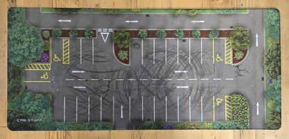 Realistic Car Park Play Mat – 1:64 Scale