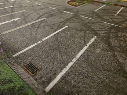 Realistic Car Park Play Mat – 1:64 Scale